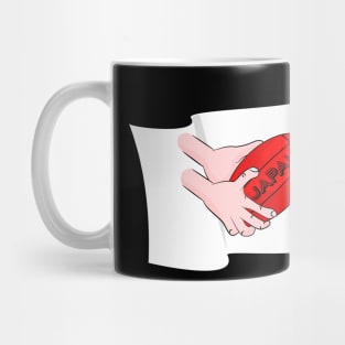 Japan Rugby Flag Mug